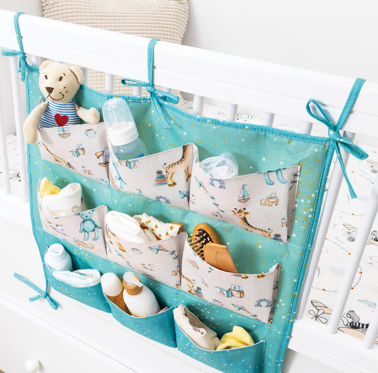 Baby Crib Organizer 9 Pockets