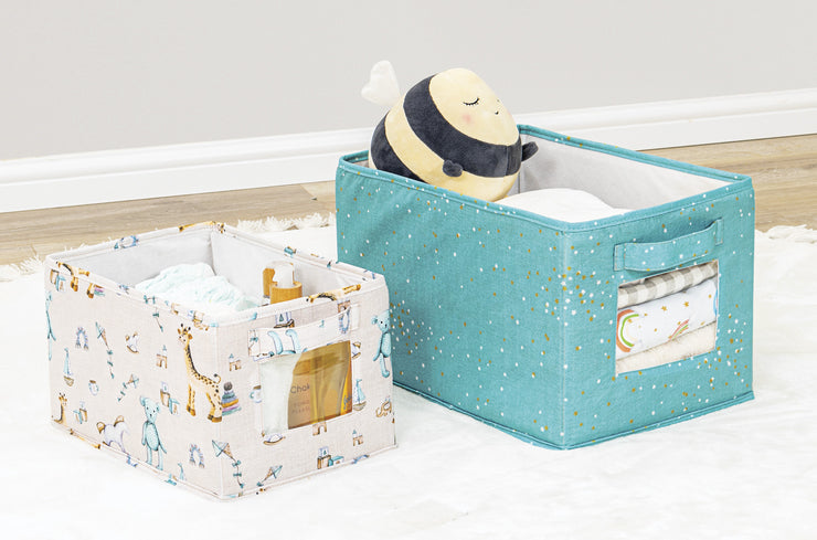 Baby Storage Box with Clear Window - 2 Pcs